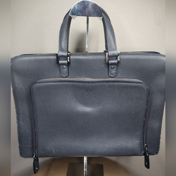 MCM Leather Briefcase Laptop Bag